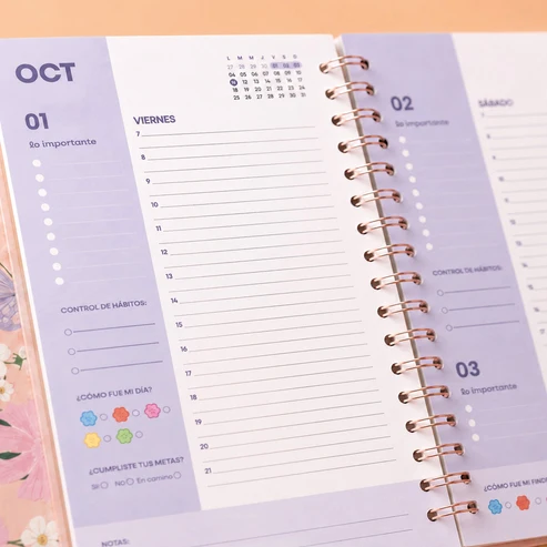 Agenda PREMIUM A5 - DIARIA - GATITOS - Imagen 15