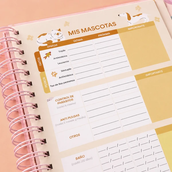 Agenda PREMIUM A5 - SEMANAL - FLORES - Imagen 9