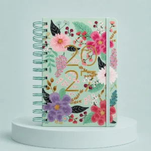 Agenda PREMIUM A5 - SEMANAL - FLORES
