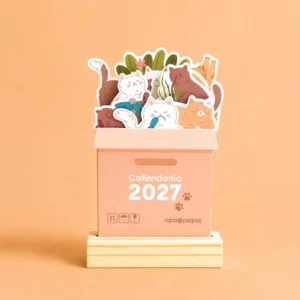 2027 - Calendario CALADO - GATITOS