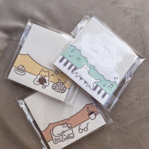 Notas autoadhesivas gatito