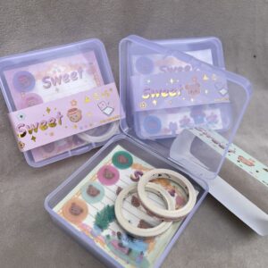 SET: Block de notas, cintas decorativas y stickers
