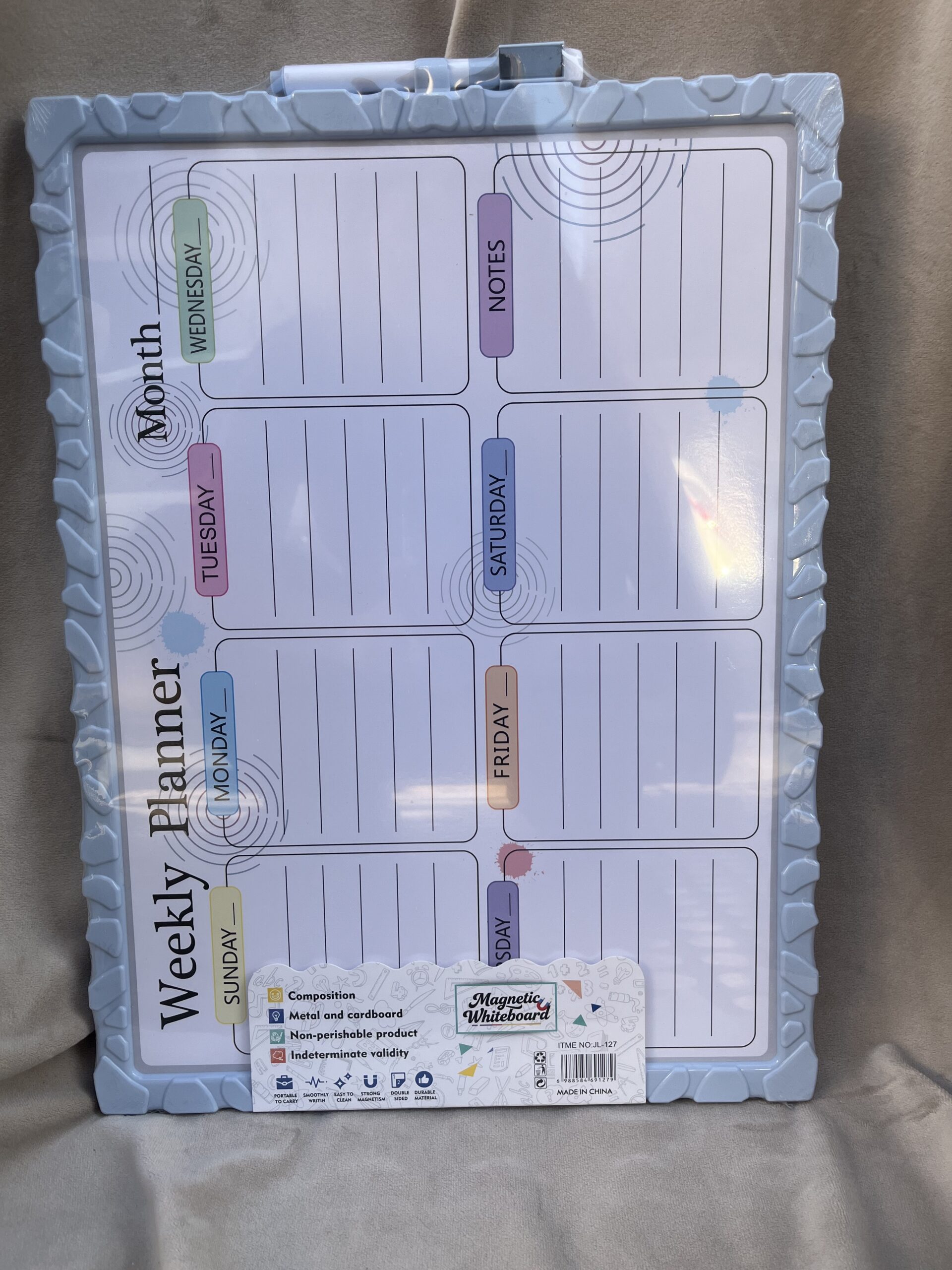 Pizarra blanca magnética + calendario - Imagen 5