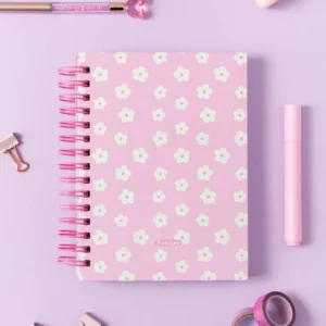 Agenda PARA PINTAR perpetua - FLORCITAS ROSADAS