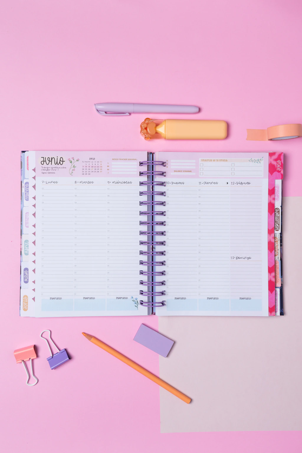 Mi Agenda SWEET Semana a la vista - Rosie - Imagen 10