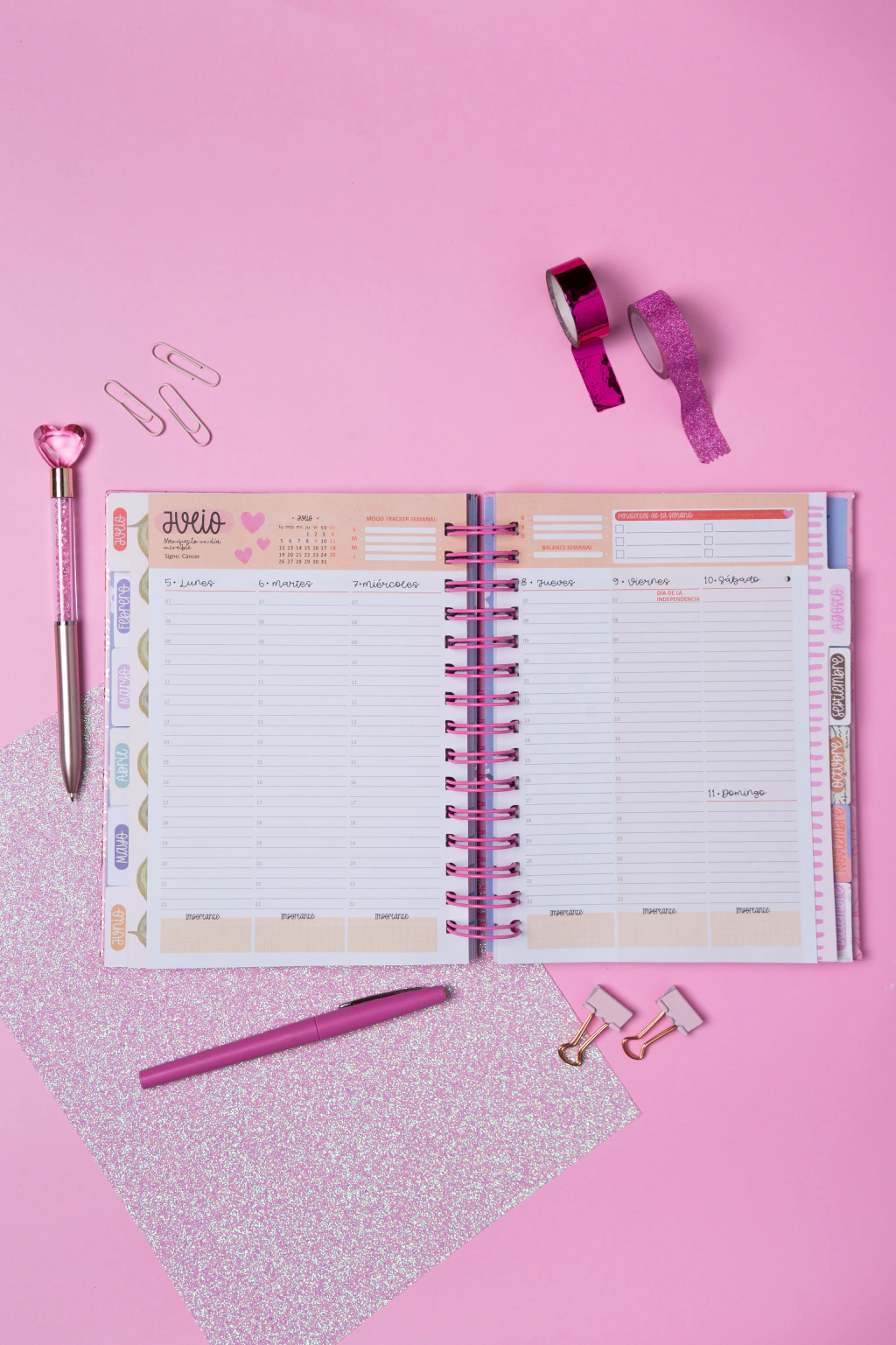 Mi Agenda SWEET Semana a la vista - Rosie - Imagen 8