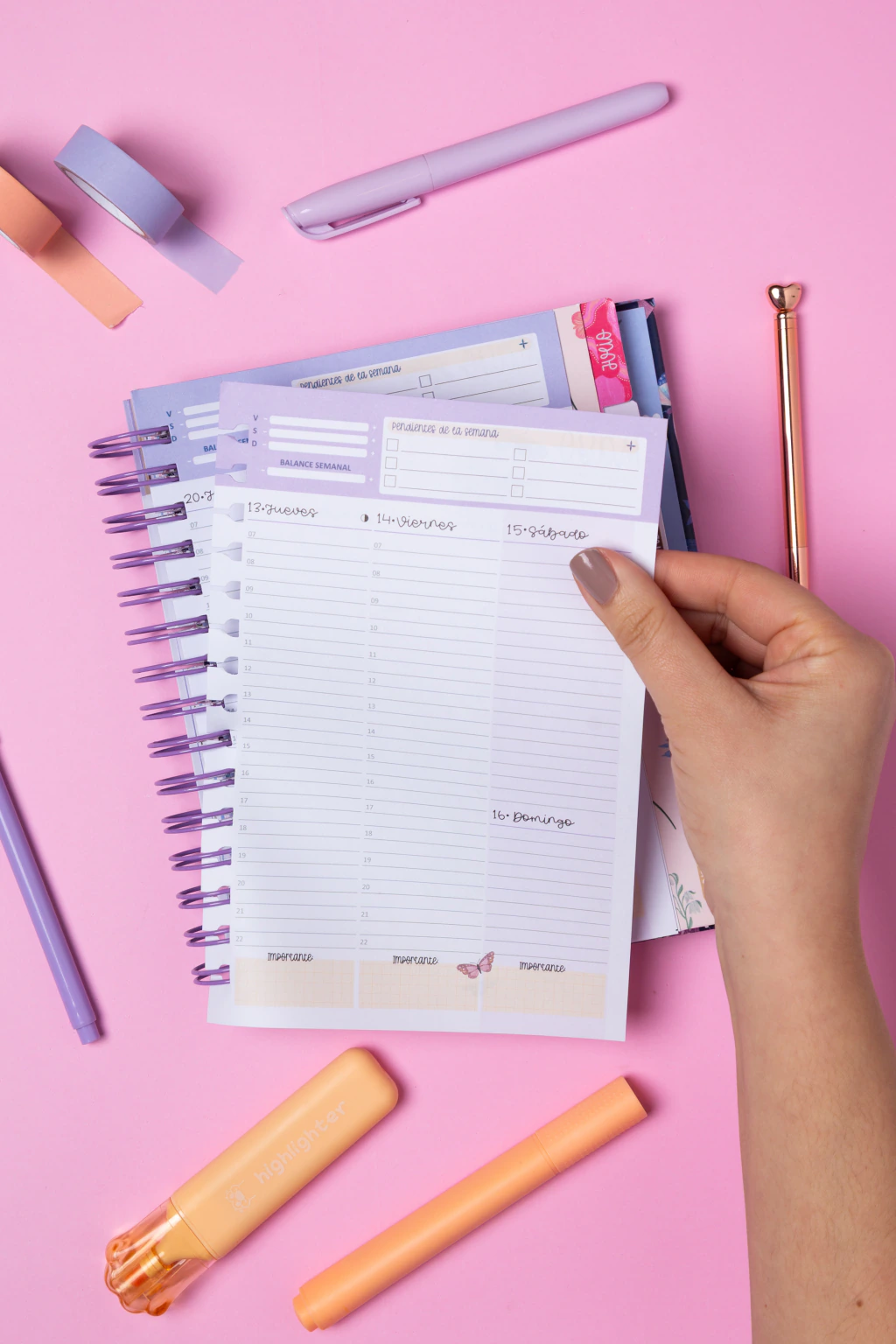 Mi Agenda SWEET Semana a la vista - Rosie - Imagen 23